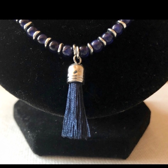 Boho layered choker / bracelet set - Picture 3 of 6